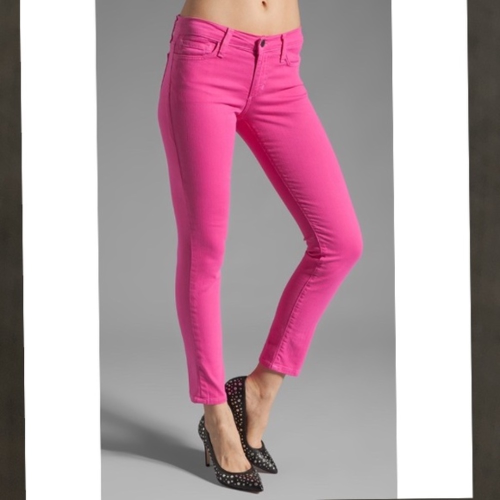 Joe's Hot Pink Skinny Jeans, 26